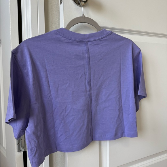 lululemon athletics dark lavender all yours cropped tee - Picture 5 of 5